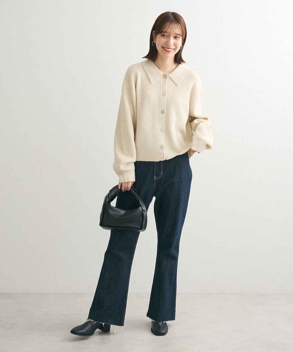 Green Parks 衿つきニットプルオーバー 