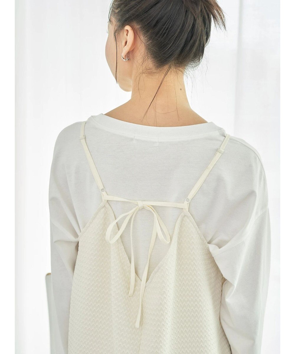 earth music&ecology なみなみ柄キャミワンピース 