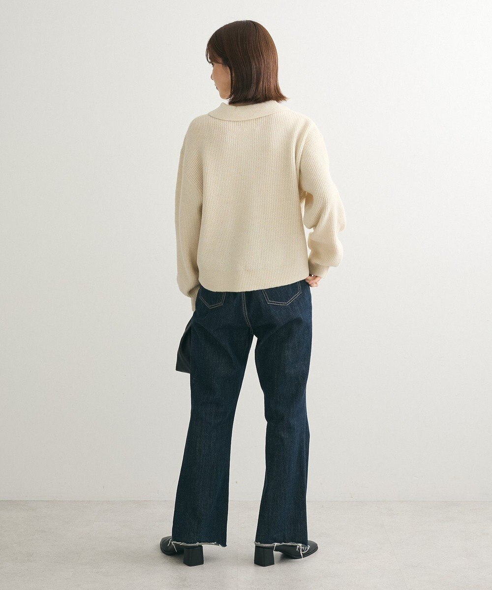 Green Parks 衿つきニットプルオーバー 