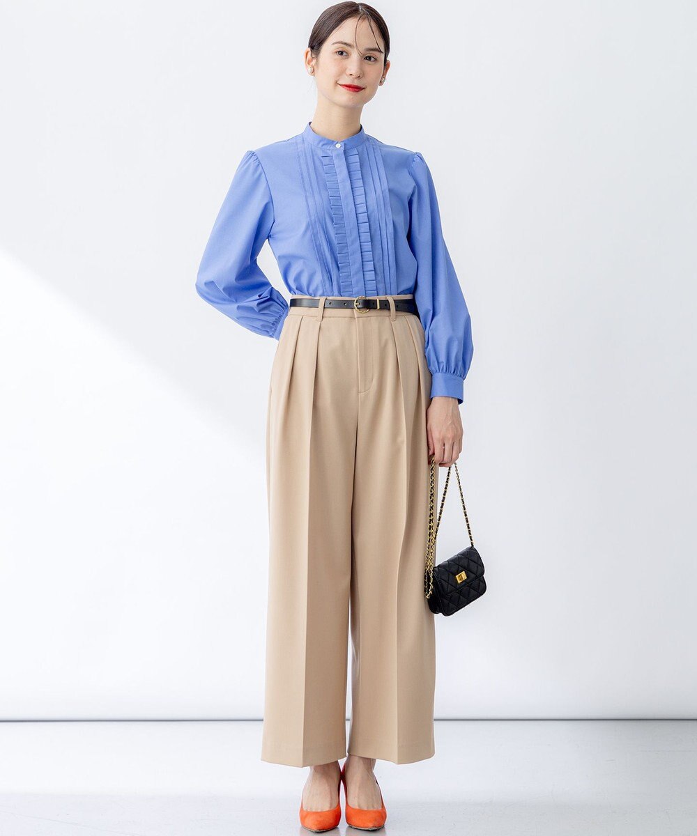 組曲 S コットンタッチシャーティング ブラウス 