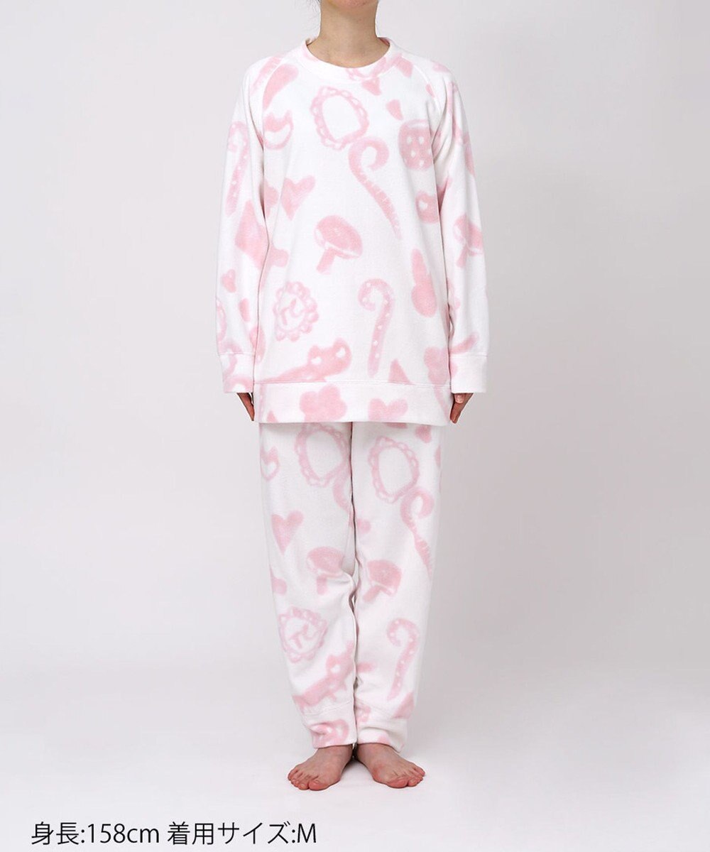 tsumori chisato SLEEP ツモリチサト パジャマ マイクロフリース素材(本体) あったか 長袖 長ズボン レディース UDW403 /ワコール 