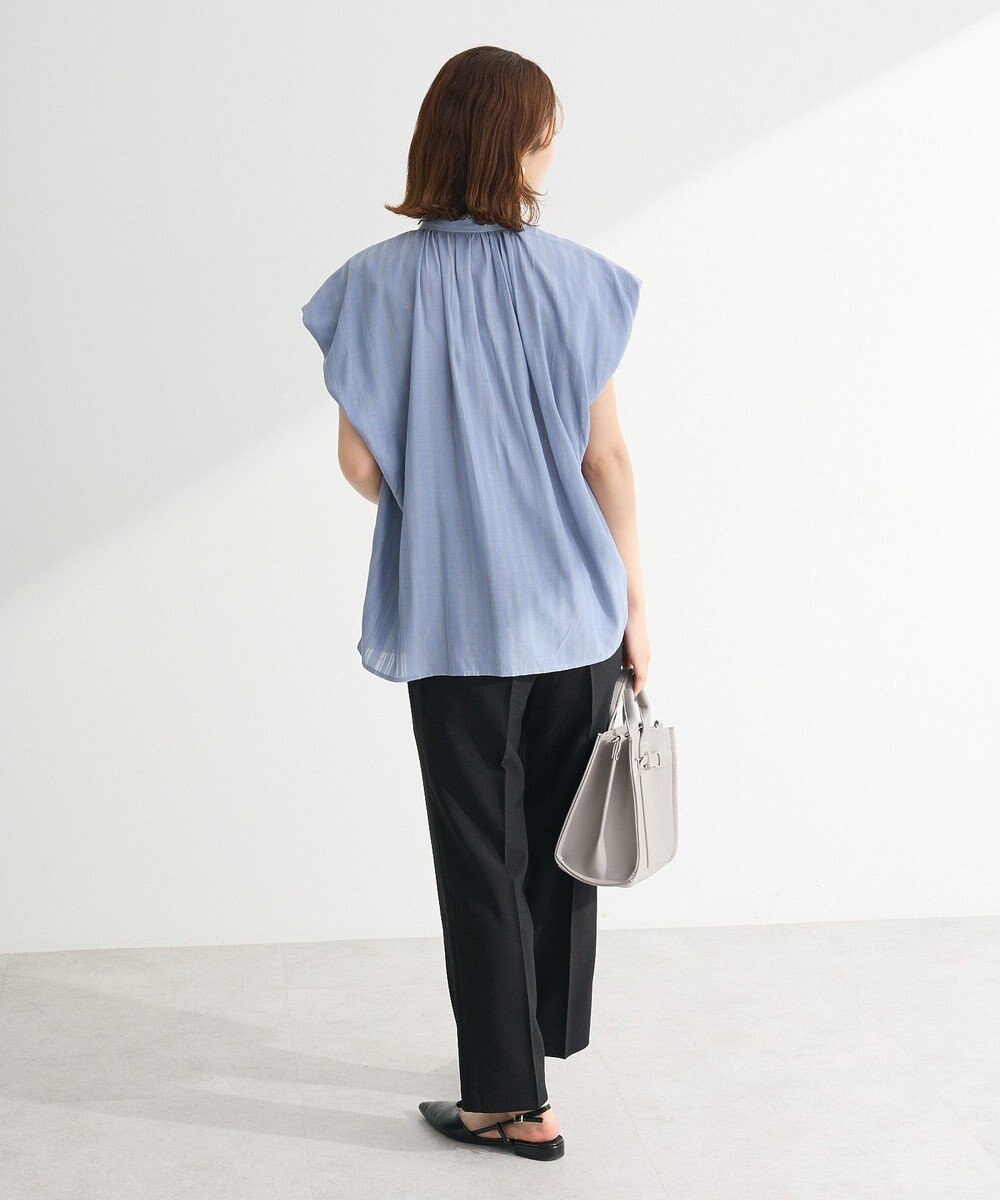 Green Parks ・ＥＬＥＮＣＡＲＥ　ＤＵＥ　ボウタイフレンチブラウス 