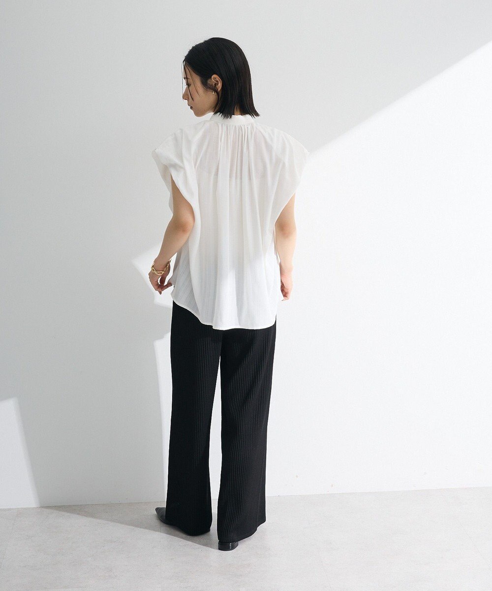 Green Parks ・ＥＬＥＮＣＡＲＥ　ＤＵＥ　ボウタイフレンチブラウス 