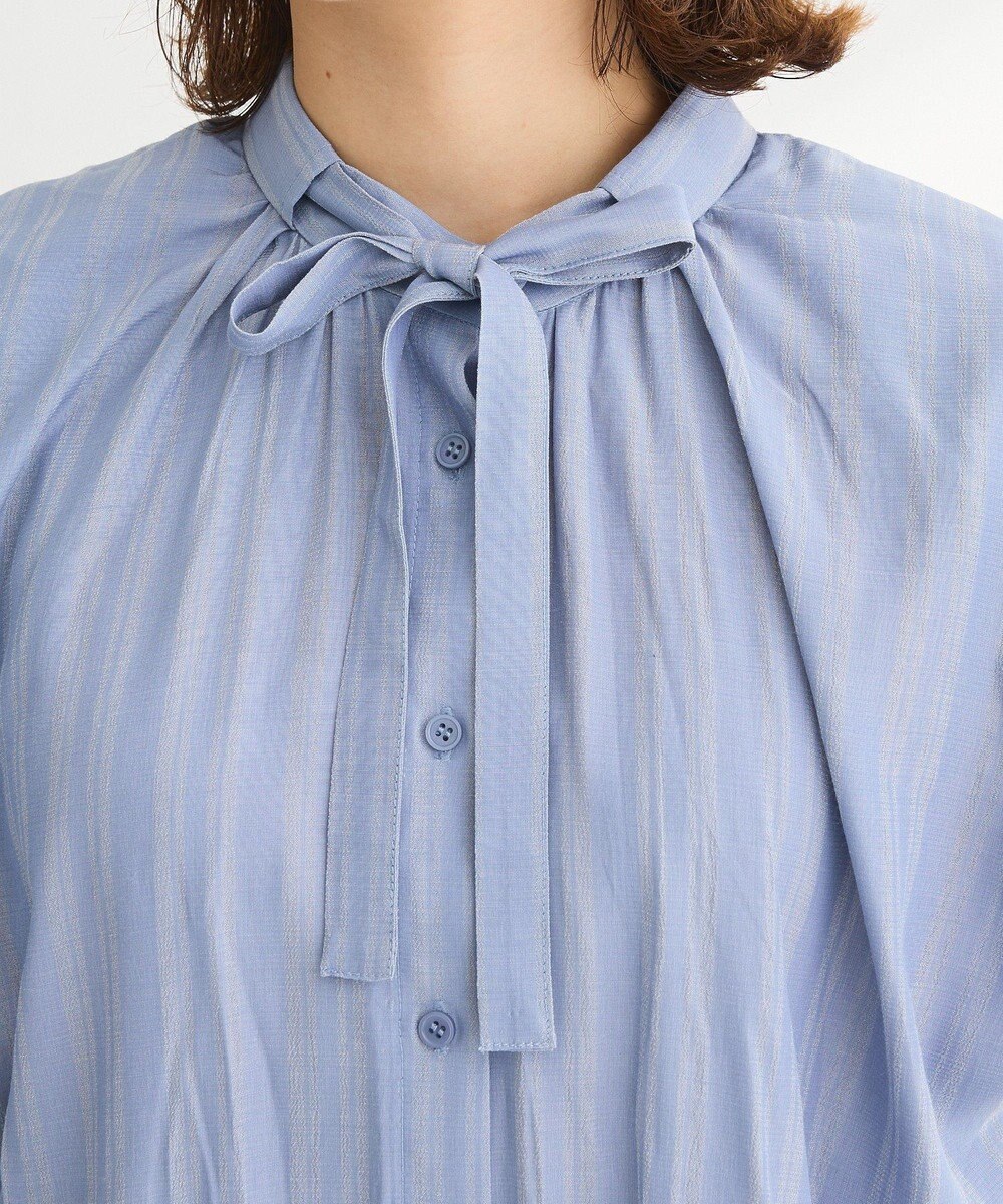 Green Parks ・ＥＬＥＮＣＡＲＥ　ＤＵＥ　ボウタイフレンチブラウス 