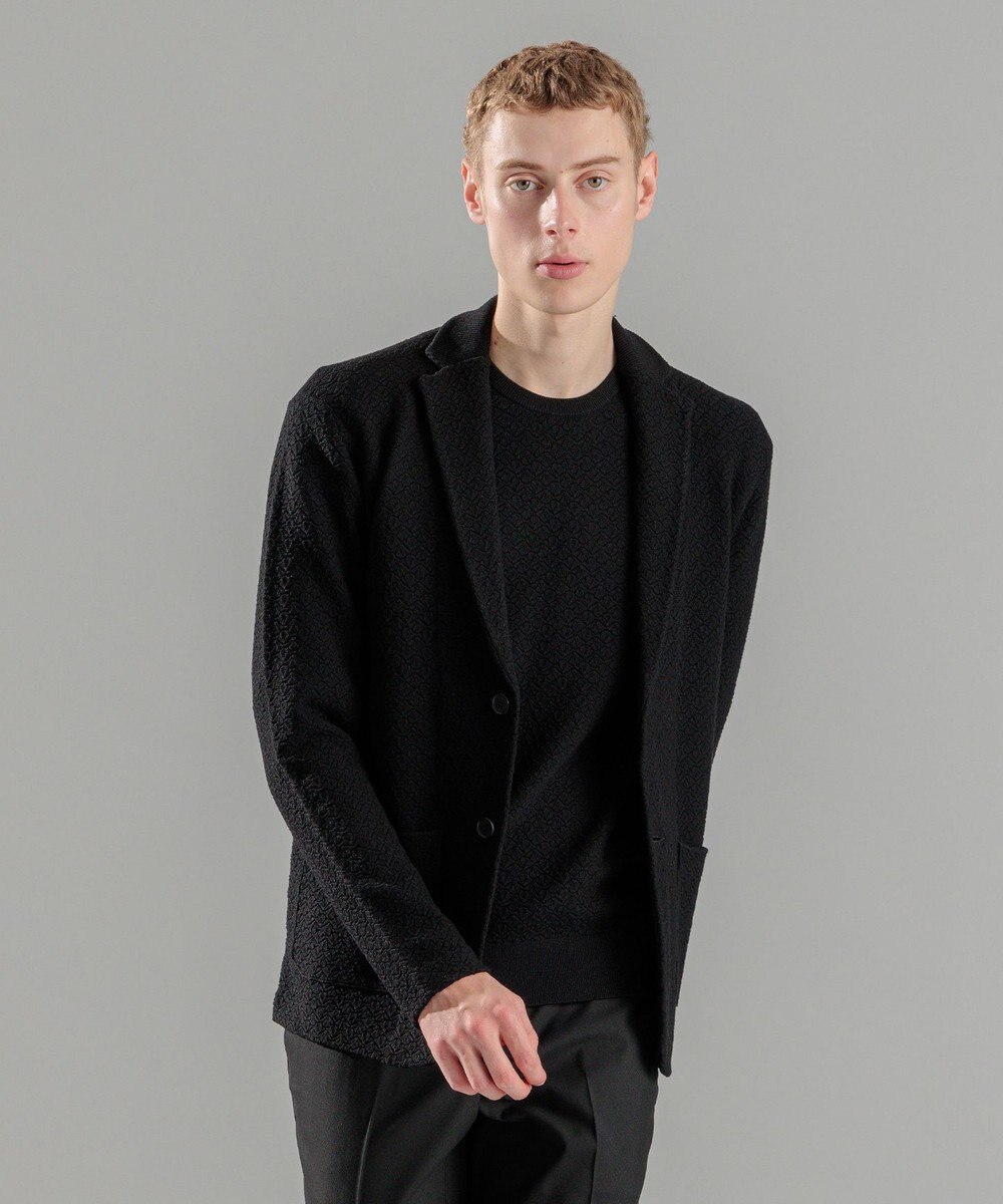 JOSEPH HOMME 新型【洗える】ヴィスコースリンクス 　ニットジャケット 