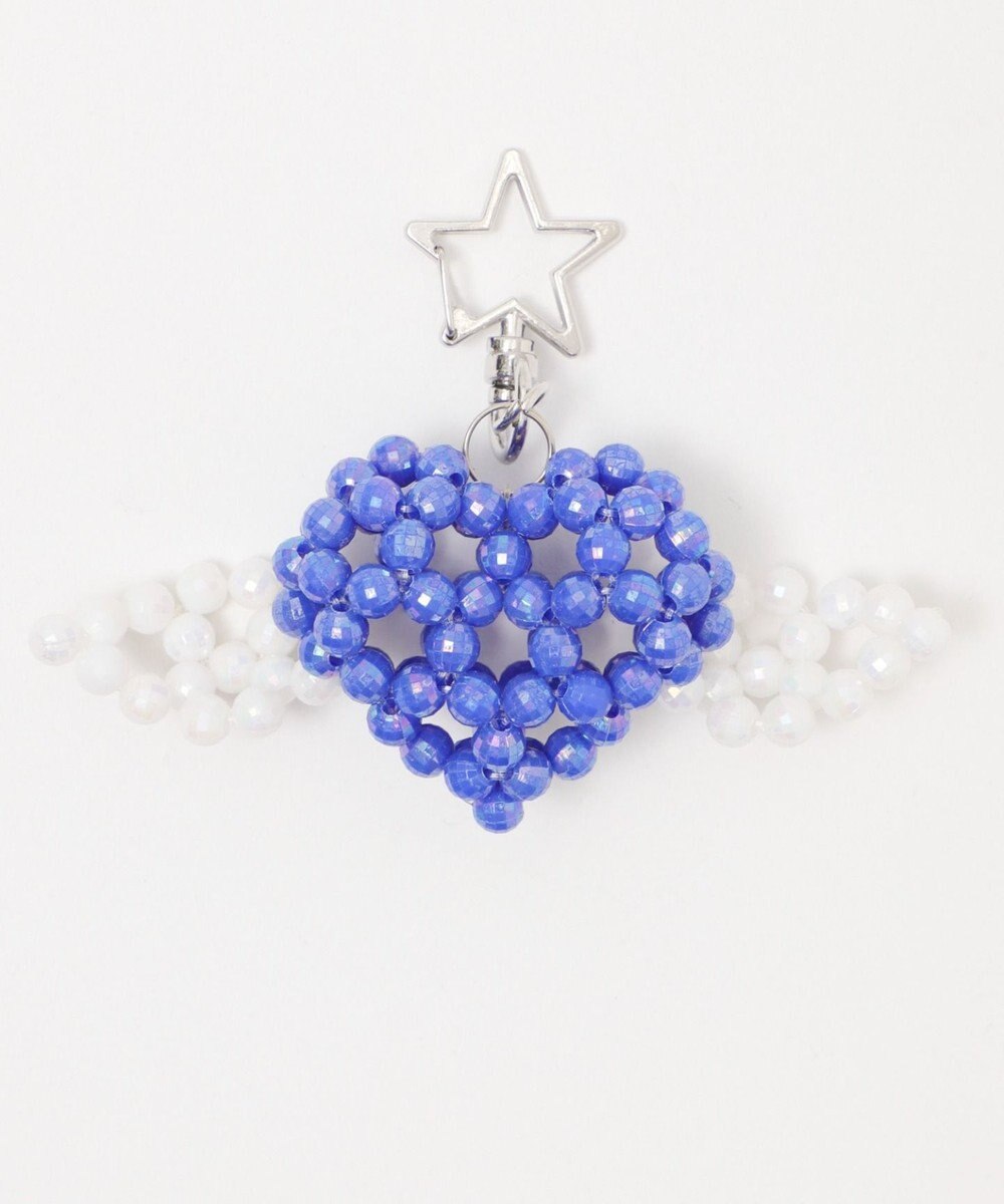 WEGO ハートウィングビーズキーホルダー 