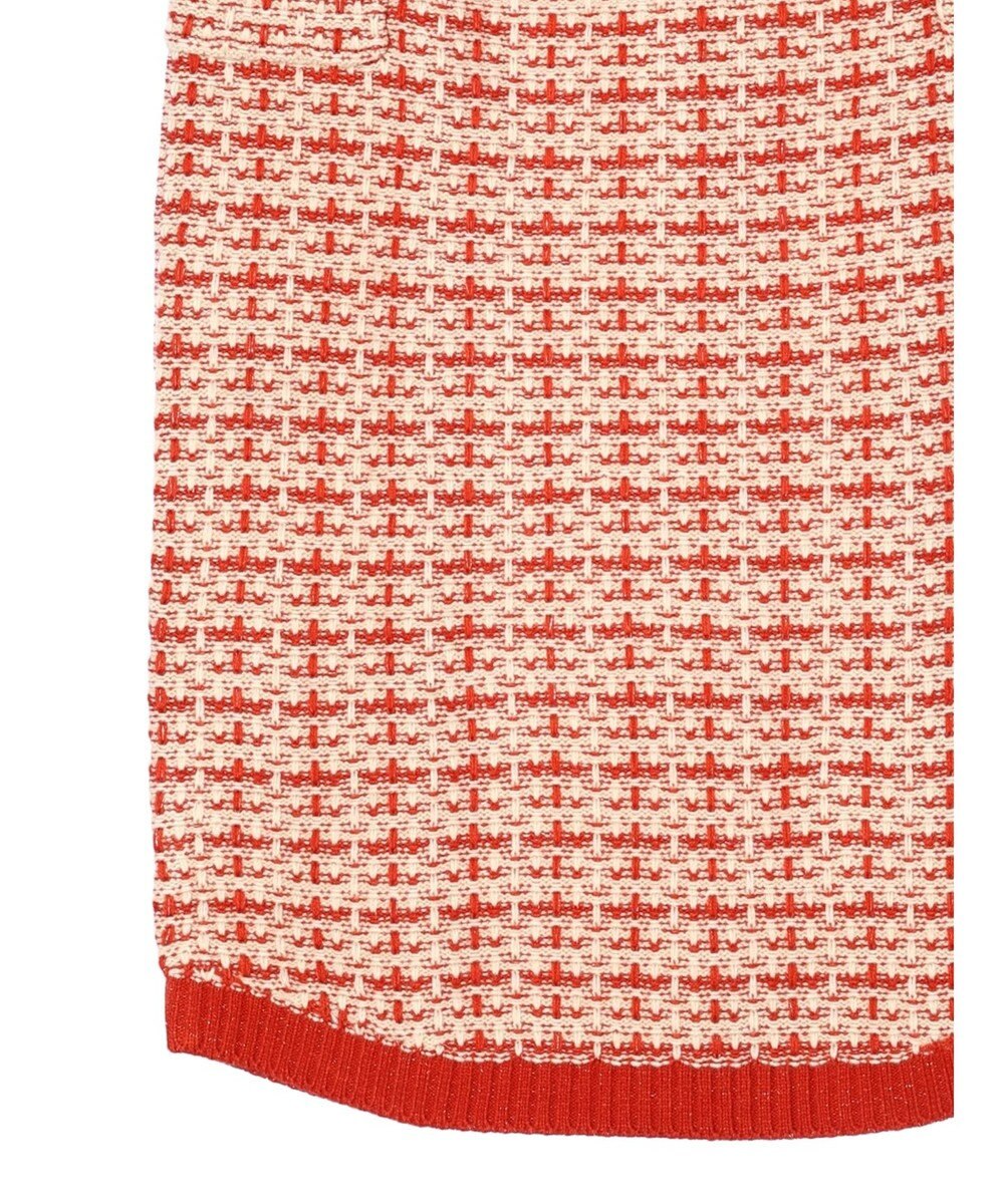 Green Parks ・ｆｕｒｒｙ　ｒａｔｅ　ツィードラメニットスカート 