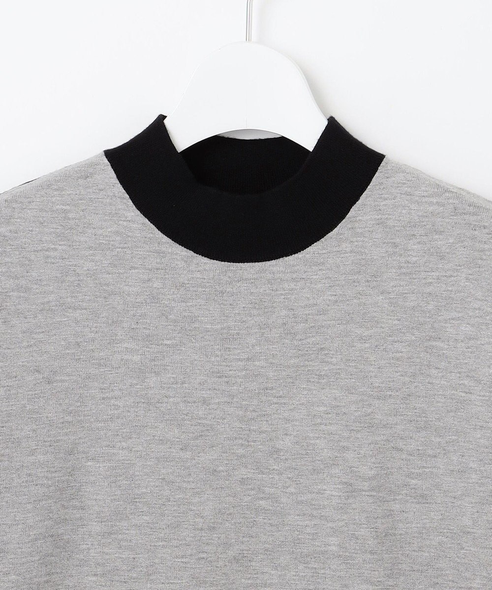 23区GOLF 【WOMEN】レーヨンストレッチカラーブロックニット 