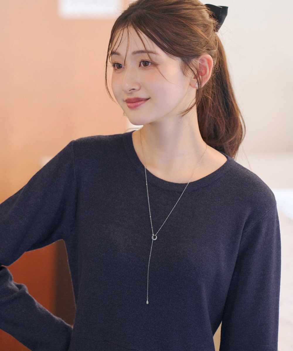 Tiaclasse 【選べる着丈・洗える】 ニットワンピース 