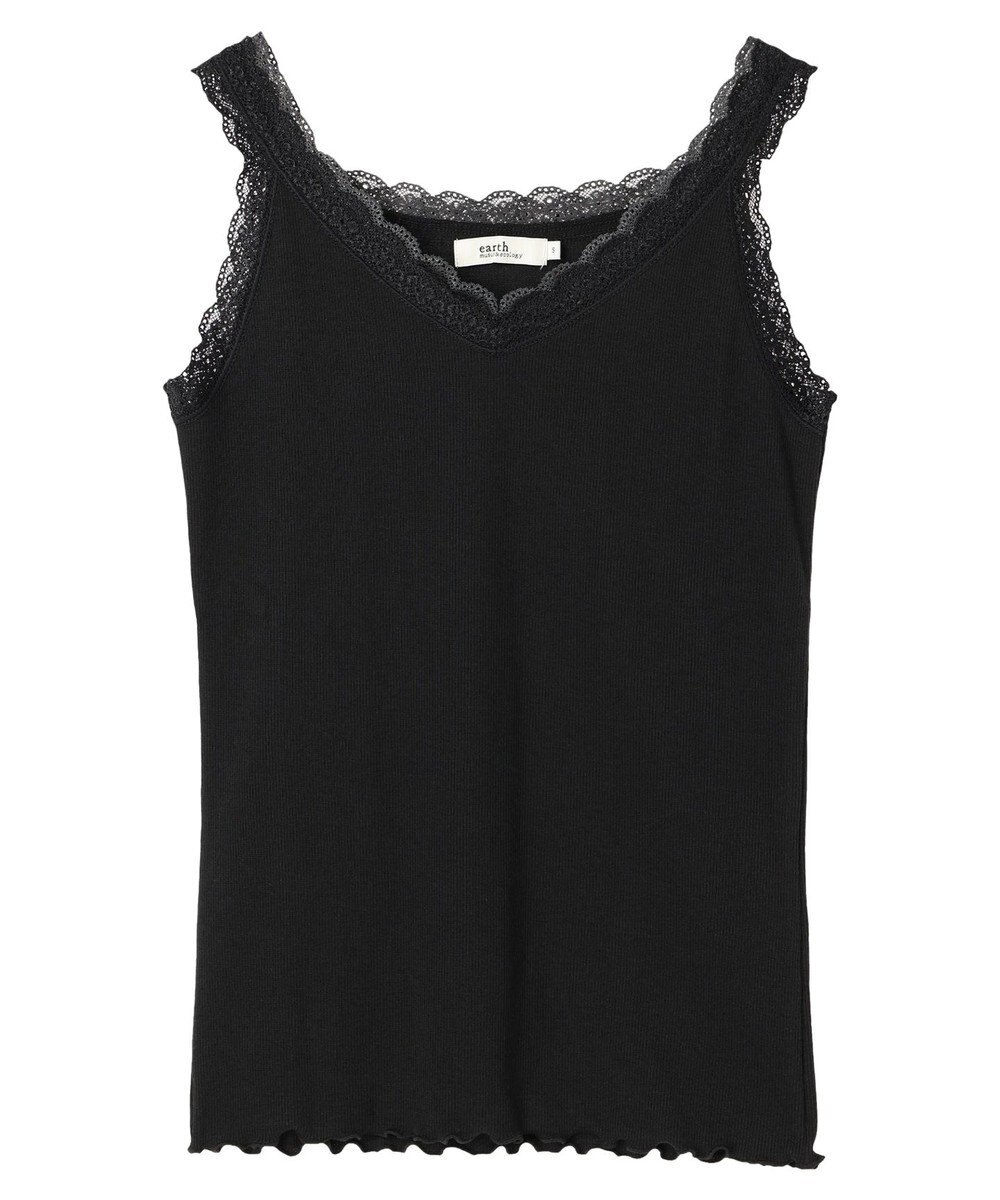 earth music&ecology ダブルレースタンクトップ 