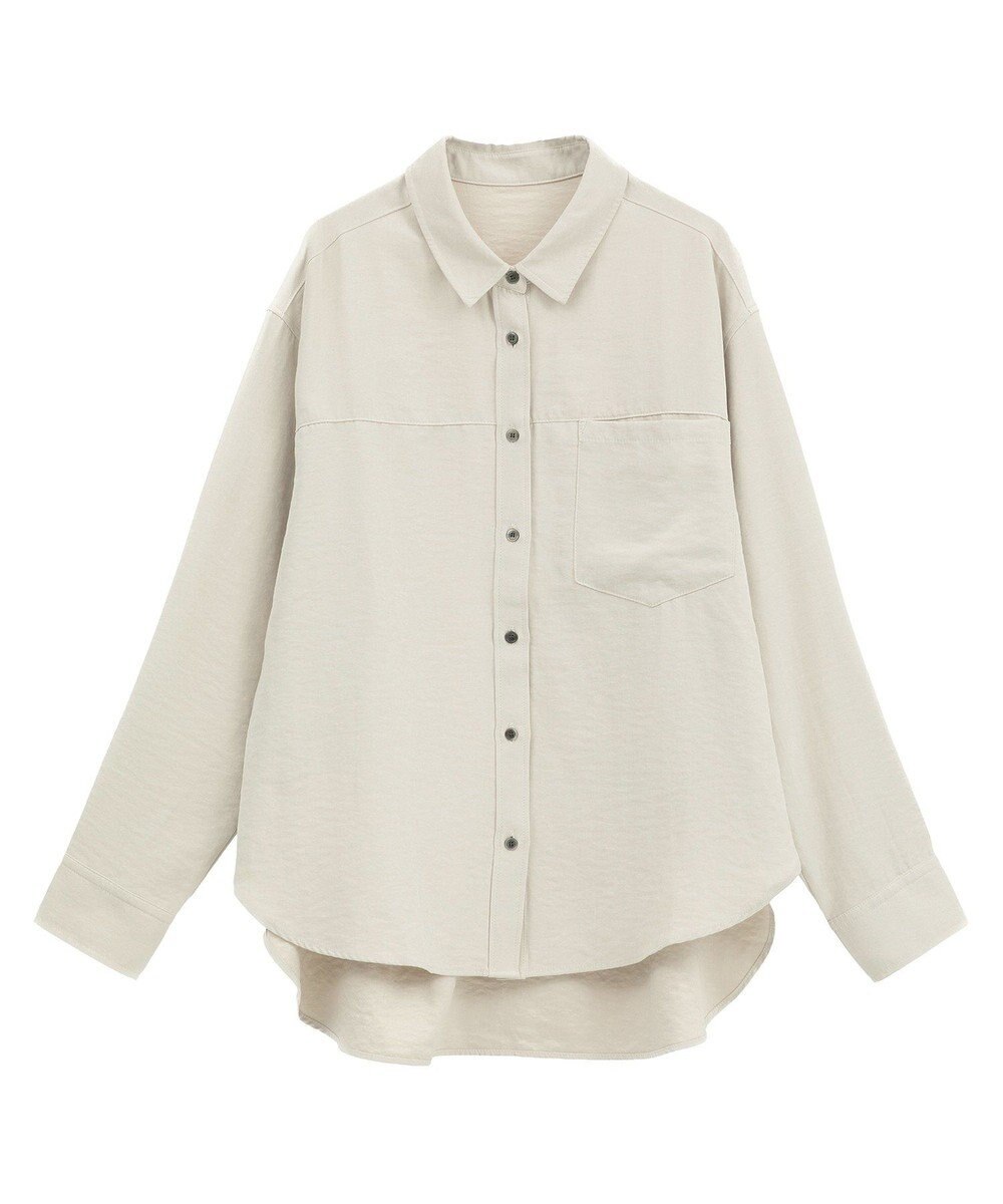 YECCA VECCA ピーチ起毛シャツ 