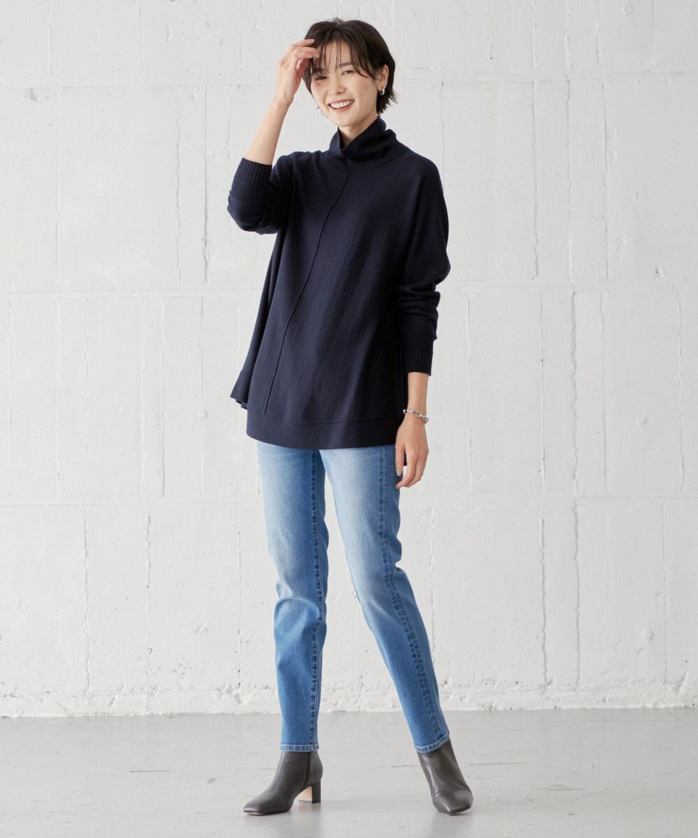 J.PRESS LADIES S 【WEB限定カラーあり・洗える】EASY WOOL チュニック ニット 