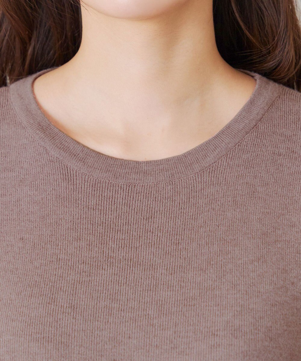 Tiaclasse 【選べる着丈・洗える】 ニットワンピース 