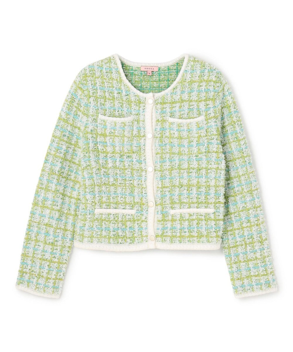 TOCCA 【百田夏菜子さん着用】FLUFFY PATH ニットジャケット 