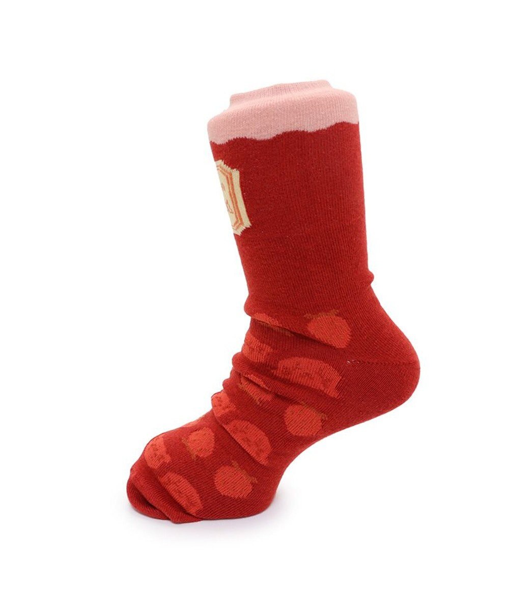 しろたん クルー丈 靴下 チェック柄 苺ジャム柄 ２足セット 21cm 24cmソックス 大人 子供 学生 アザラシ あざらし かわいい キャラクター マザーガーデン Mother Garden ファッション通販 公式通販 オンワード クローゼット