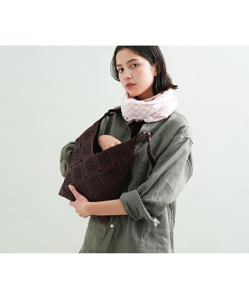 genten サステナブルカットワーク ショルダーバッグ 