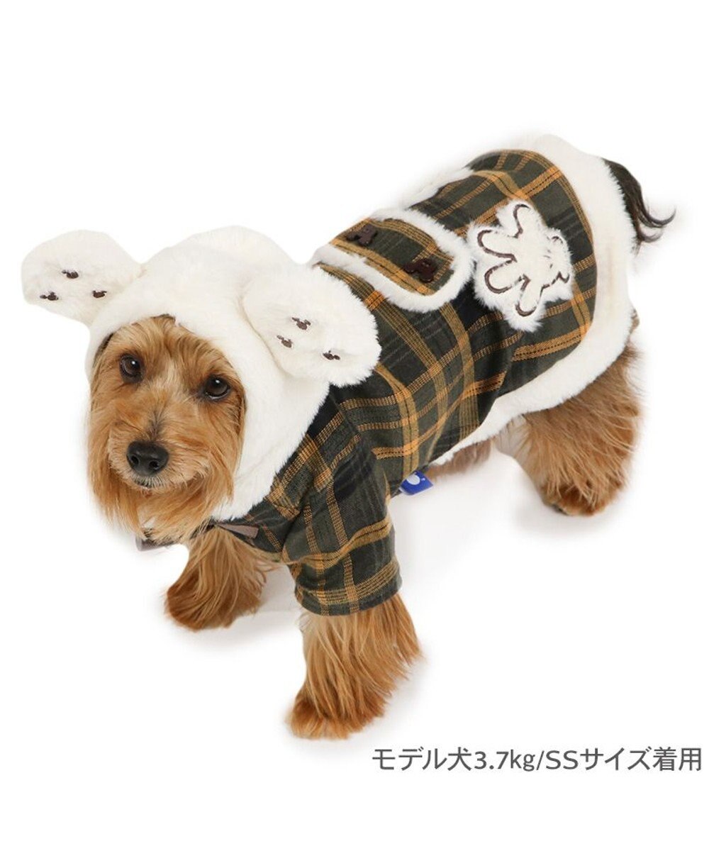 PET PARADISE ディズニー ミッキーマウス チェックコート 小型犬 