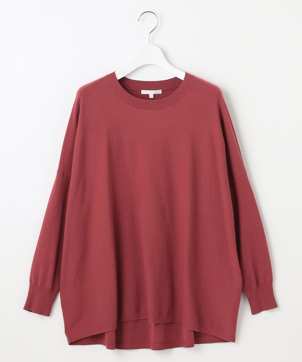 自由区 L 【WEB限定カラーあり】レーヨンストレッチ ニットT 