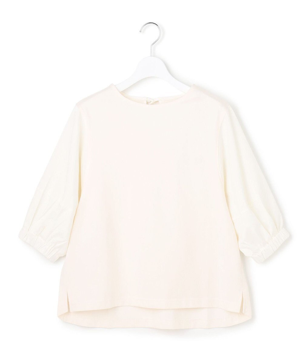 J.PRESS YORK STREET 【WOMEN】ファブリックスリーブ プルオーバー 