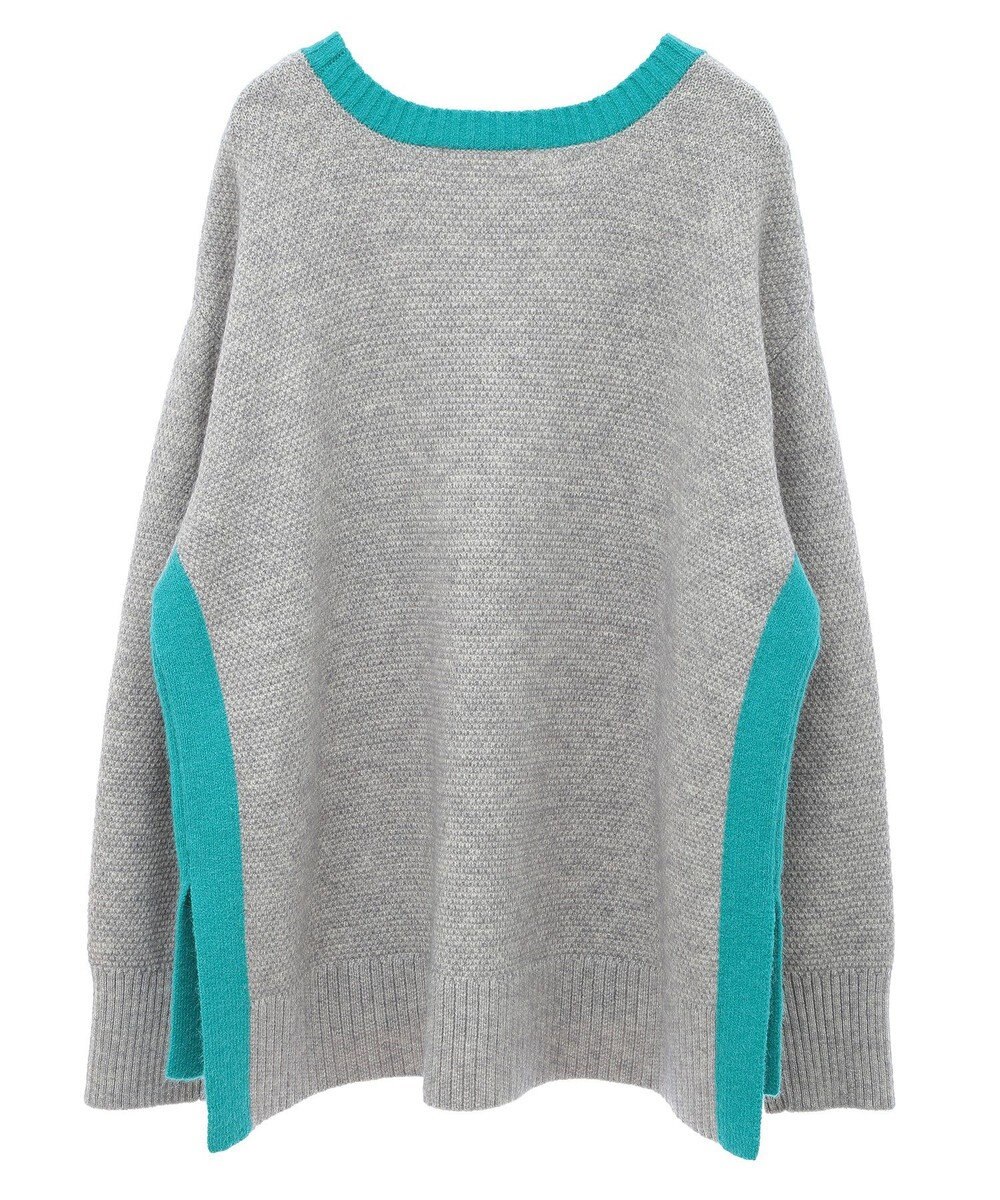 AMERICAN HOLIC 配色ニットポコポコプルオーバー 