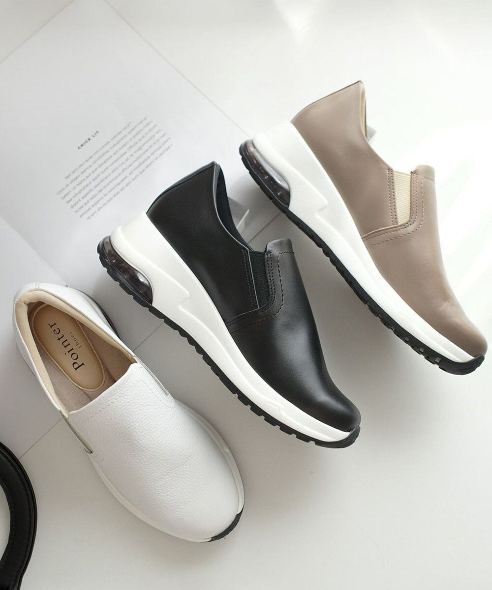 Pointer 日本製 本革スリッポン 