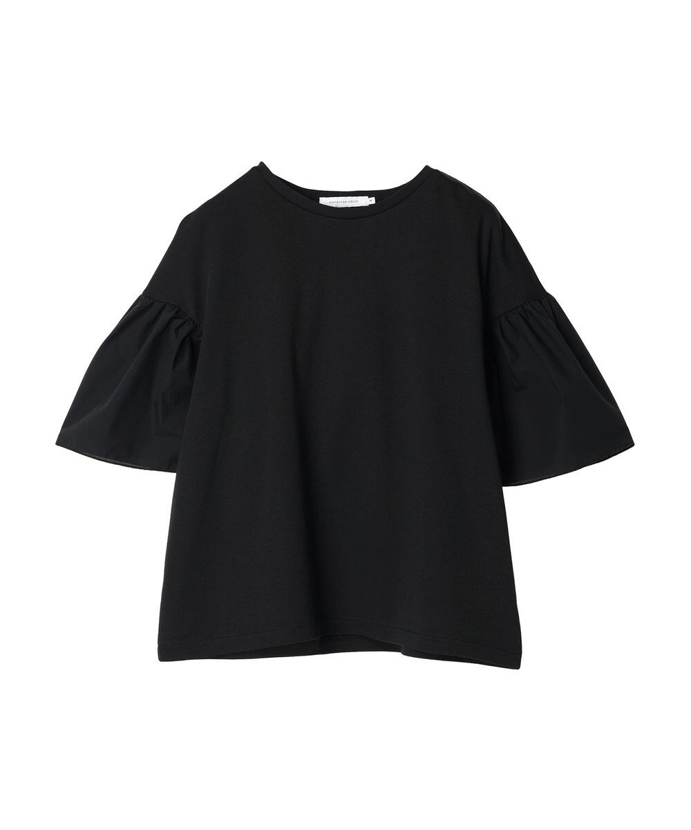 AMERICAN HOLIC 袖フレア５分袖カットプルオーバー 