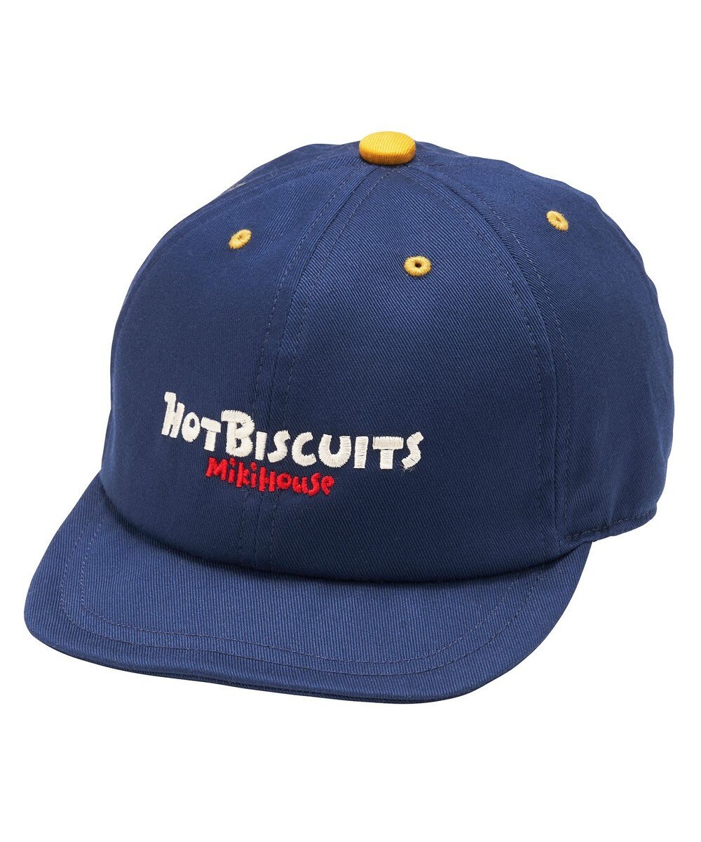 MIKI HOUSE HOT BISCUITS 【46-54cm】 バイカラー ロゴキャップ 