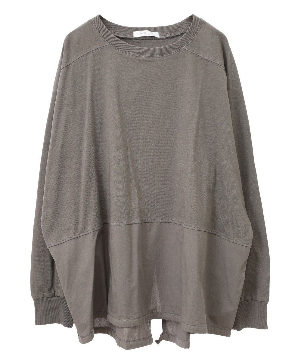 Green Parks ピグメント裾ドロストカットチュニック 