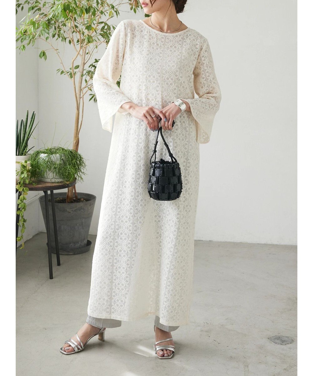 Green Parks AnriettMusee レースロングワンピース 