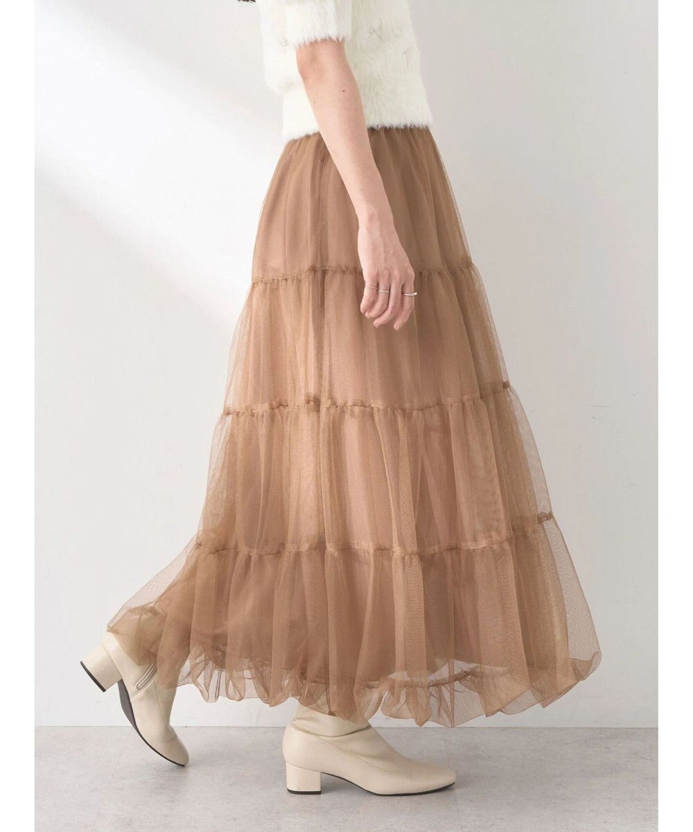 earth music&ecology チュールバルーンスカート 