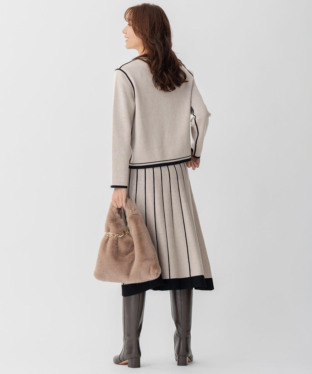 自由区 【ご好評につきWEBのみ新色追加/洗える/マルチウェイ】リバーシブルニット セットアップ 