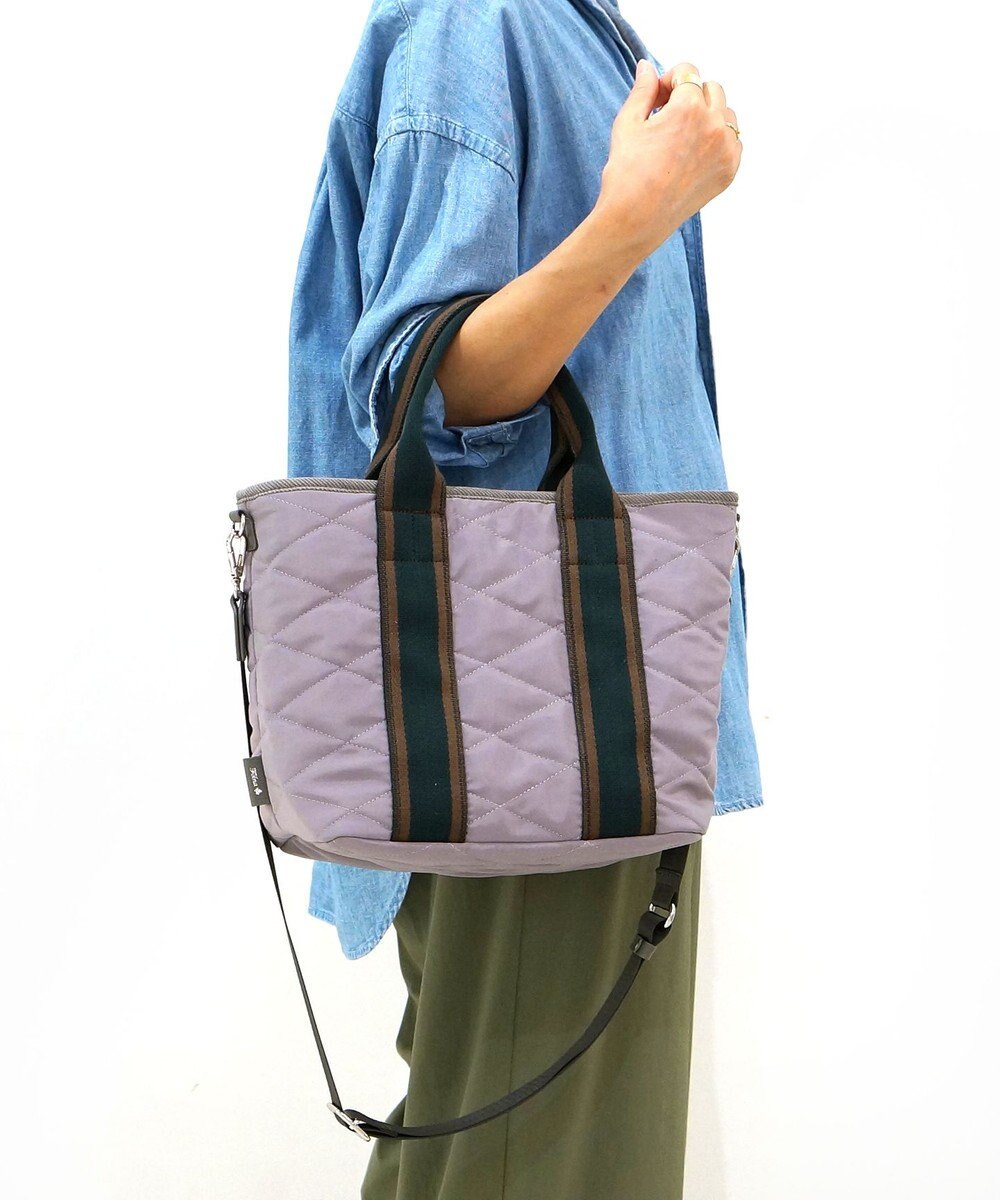 FOLNA RD ダイヤキルティング 2WAYトートバッグ 