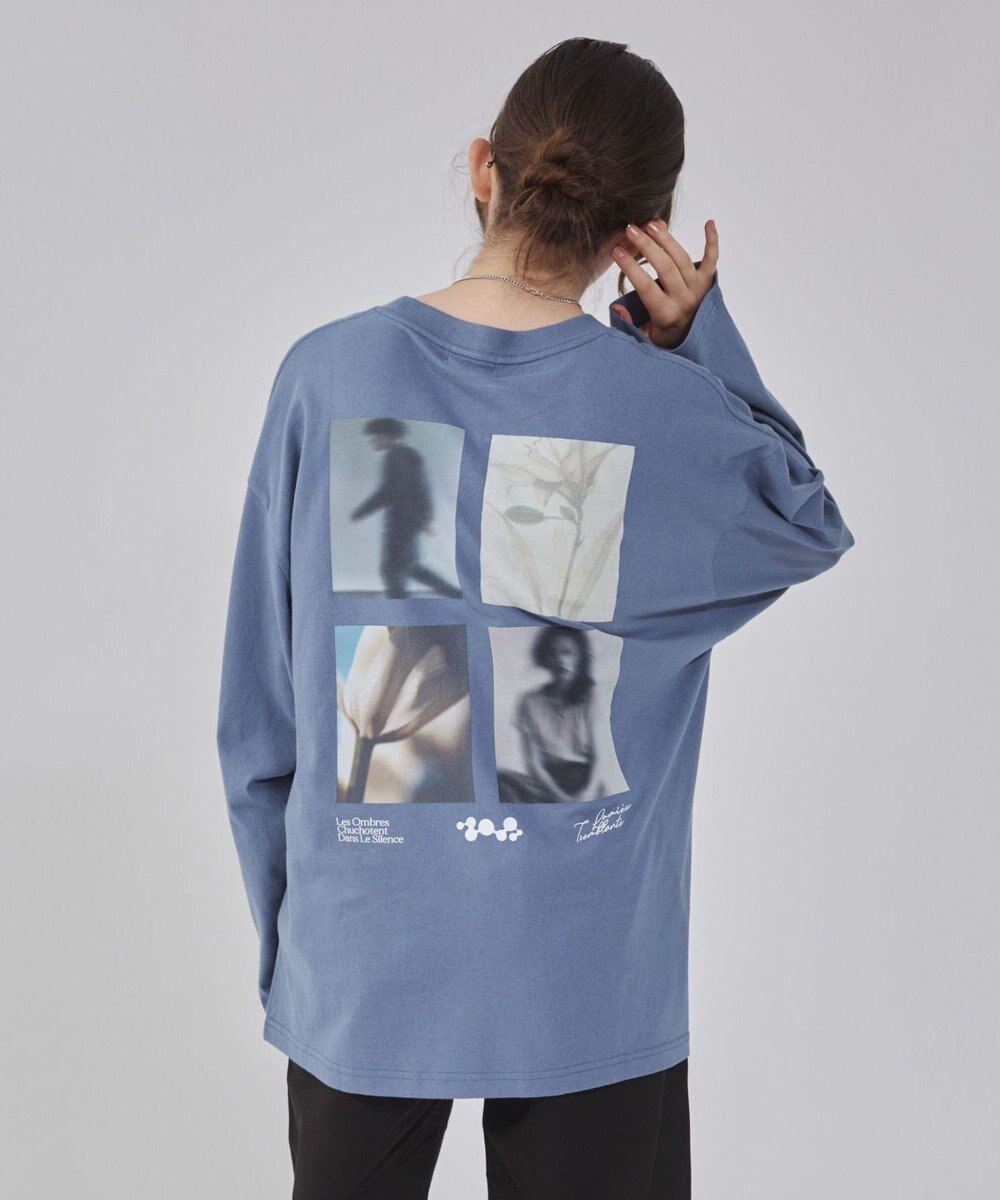 WEGO 【２点セット/ユニセックス着用ITEM】アクセ付きフォトコラージュT（LS） 