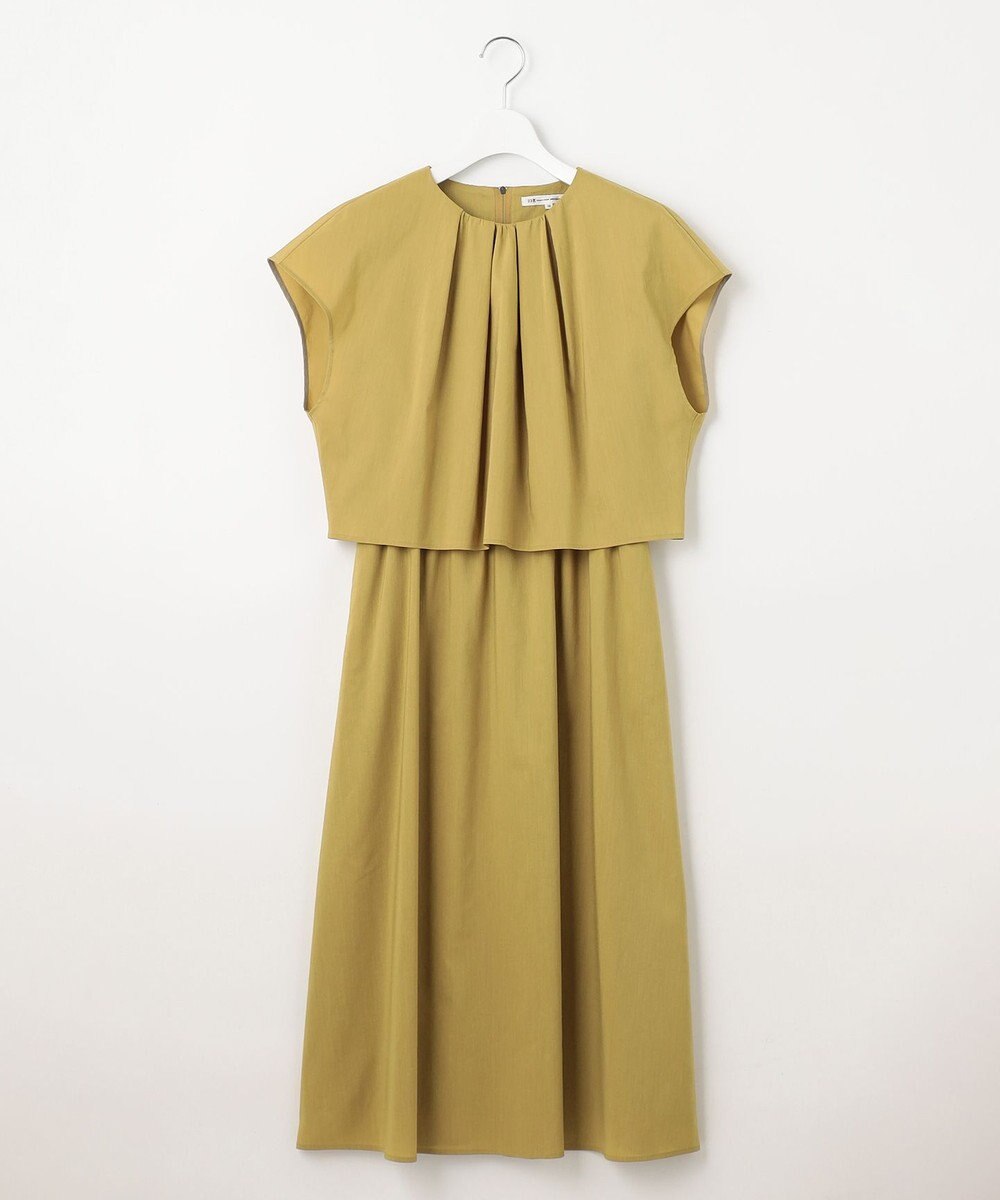 23区 【接触冷感/洗える】ストレッチラミータフタ ワンピース 