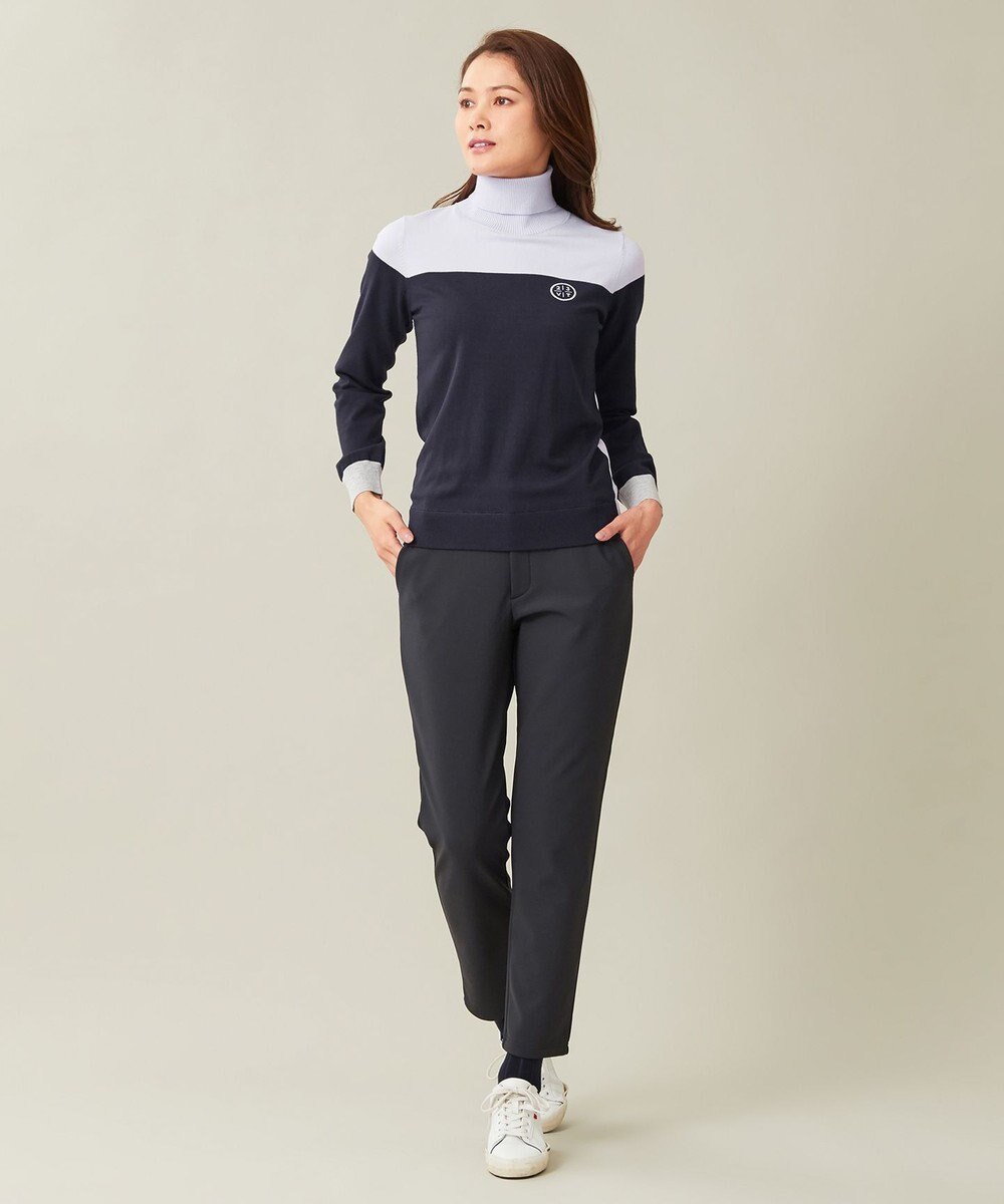 23区GOLF 冬の暖かボトム【WOMEN】ボンディング テーパードパンツ 