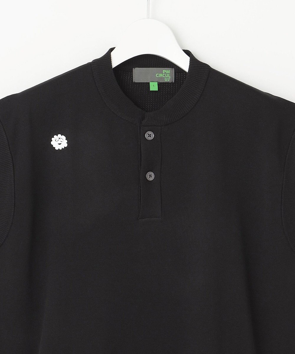 PW CIRCULUS 【WOMEN】バックメッシュ ニットベスト ゴルフウェア レディース 