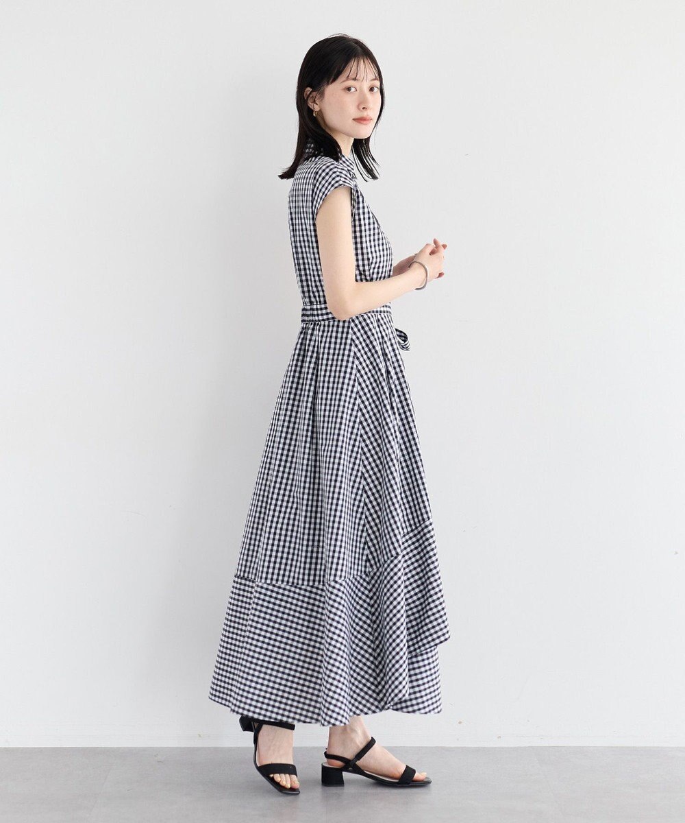 YECCA VECCA フラワーレースカシュクールワンピース 