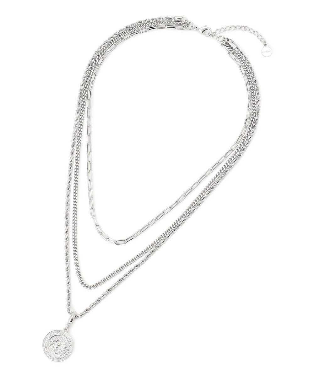 23区 【先行予約】3連チェーン コイン ネックレス 