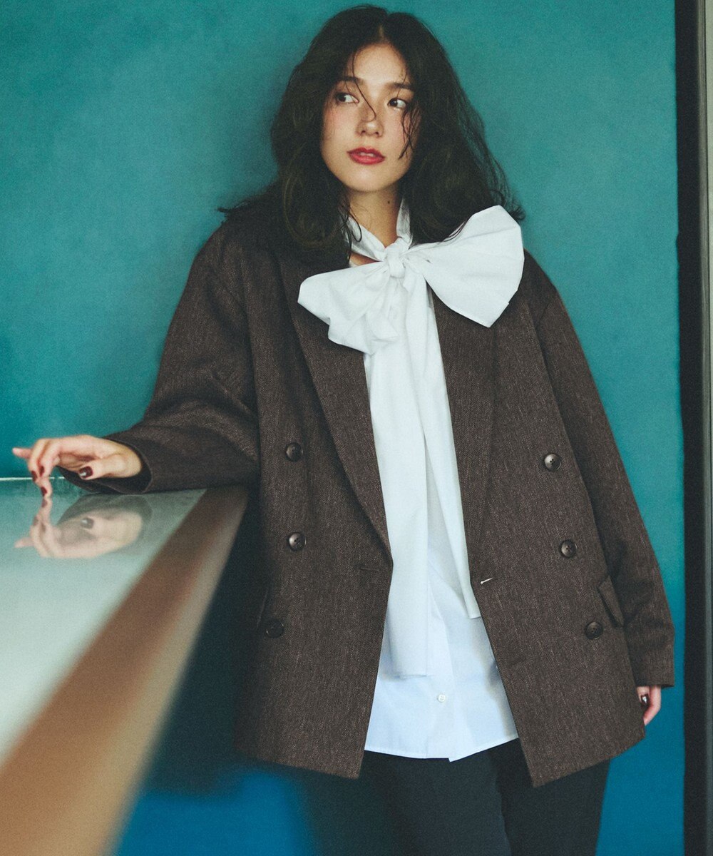 uncrave 【手洗い可】ウォッシャブル ツイード ジャコット（uncrave STANDARD） 