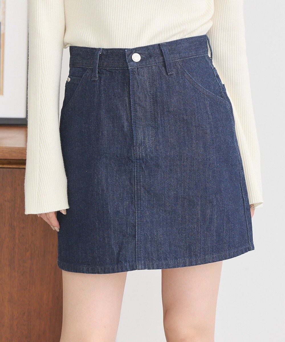 earth music&ecology Ｌｅｅ×ｅ．ｍ．ａ．ｅデニムミニスカート 