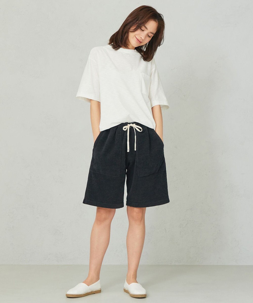 JOSEPH ABBOUD MOUNTAIN 【SPACE／UNISEX】ベアフリース ハーフパンツ 