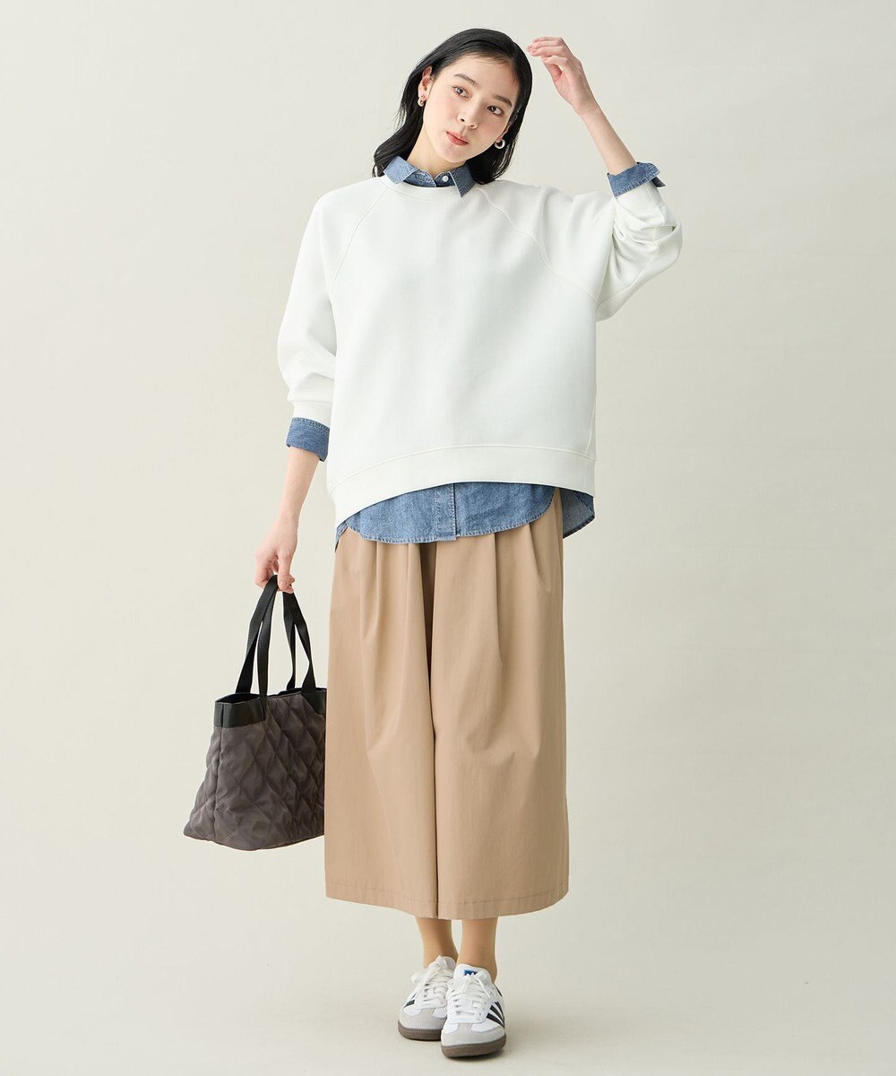 ANY L ダンボールバックリブプルオーバー 