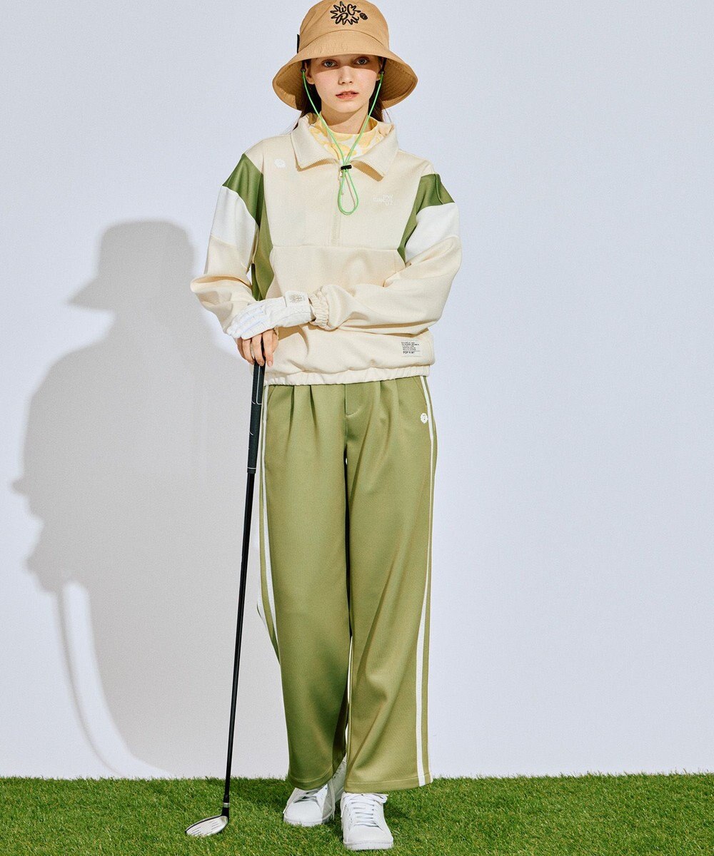 PW CIRCULUS 【WOMEN】イージーワイドパンツ ゴルフウェア レディース 