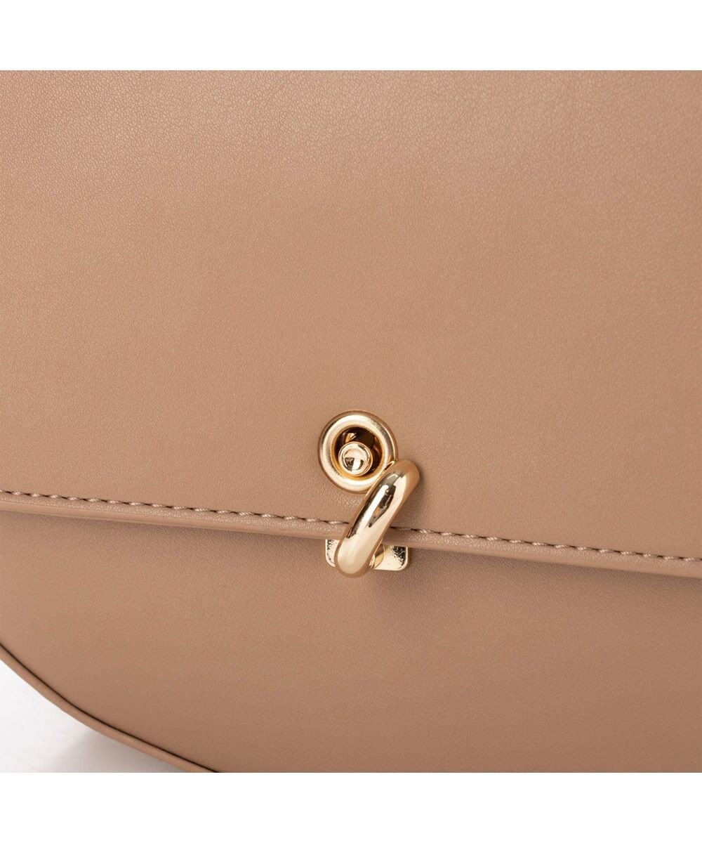 UNBILLION cachecache 財布ポーチ付きハーフムーンショルダーバッグ 