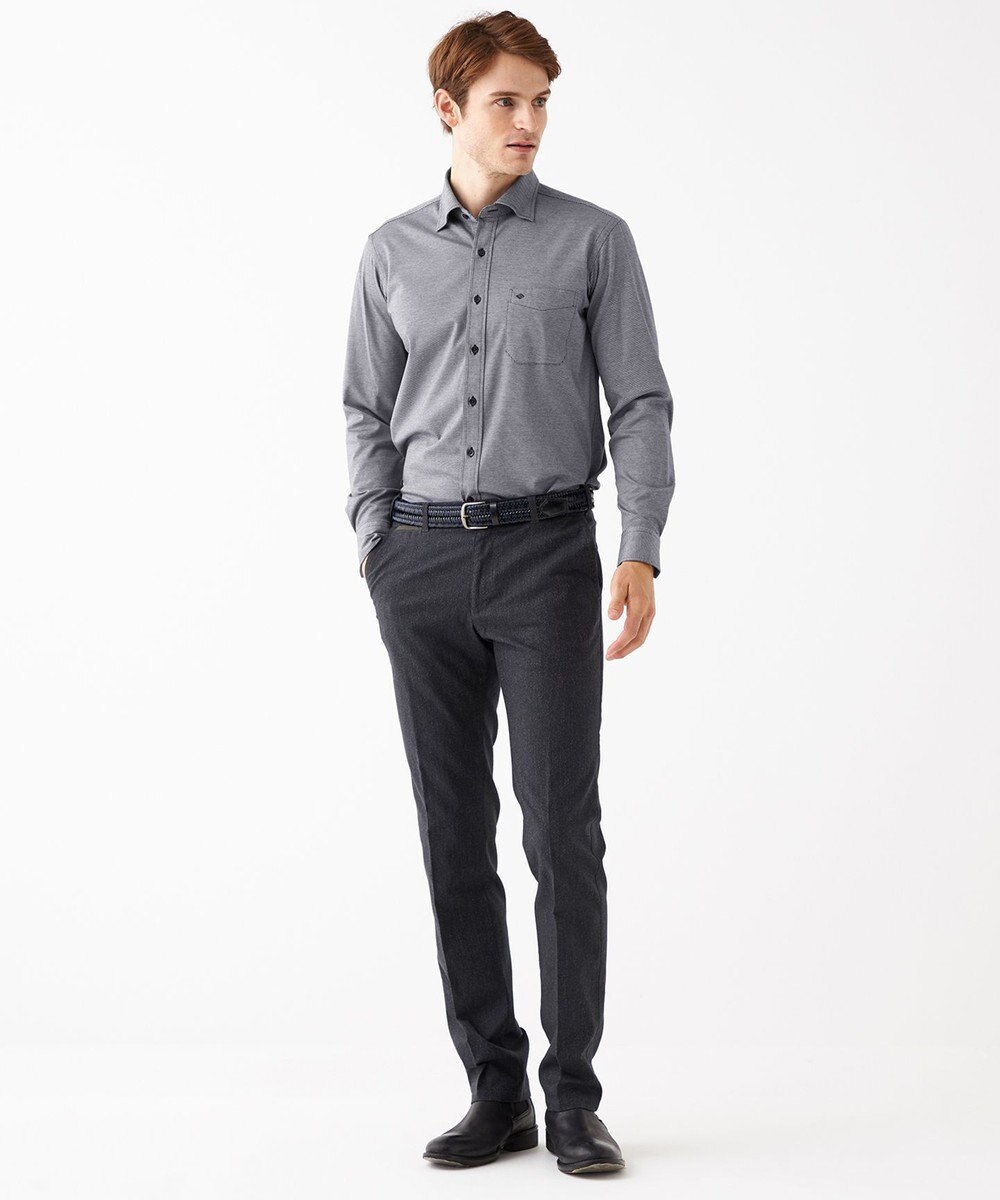 JOSEPH ABBOUD 【キングサイズ】コンパクトジャージーバーズアイ シャツ 