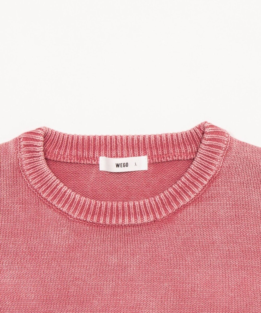 WEGO ブリーチニットグラフィックプルオーバー 