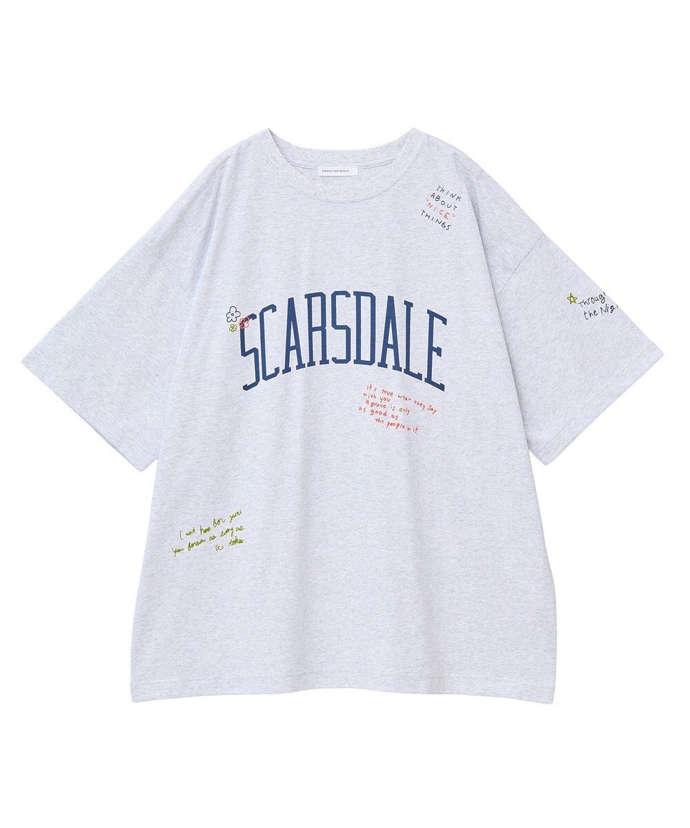 AMERICAN HOLIC 総柄ロゴTシャツ 