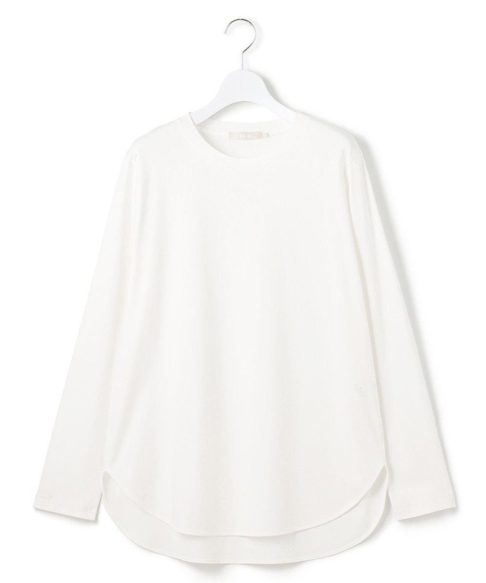 ICB L 【マシンウォッシャブル可】シンプルジャージー ロングスリーブTシャツ 