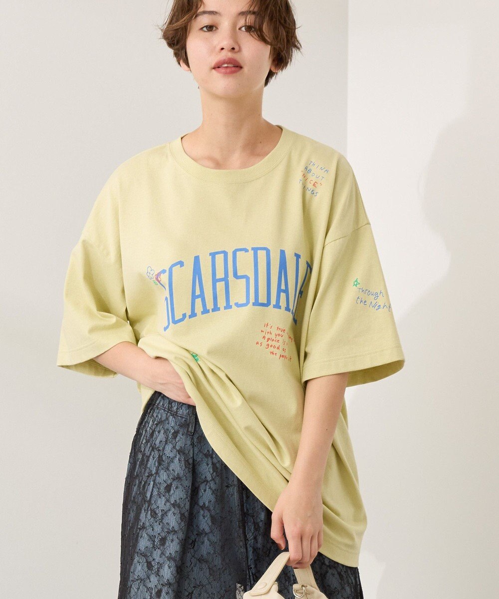 AMERICAN HOLIC 総柄ロゴTシャツ 