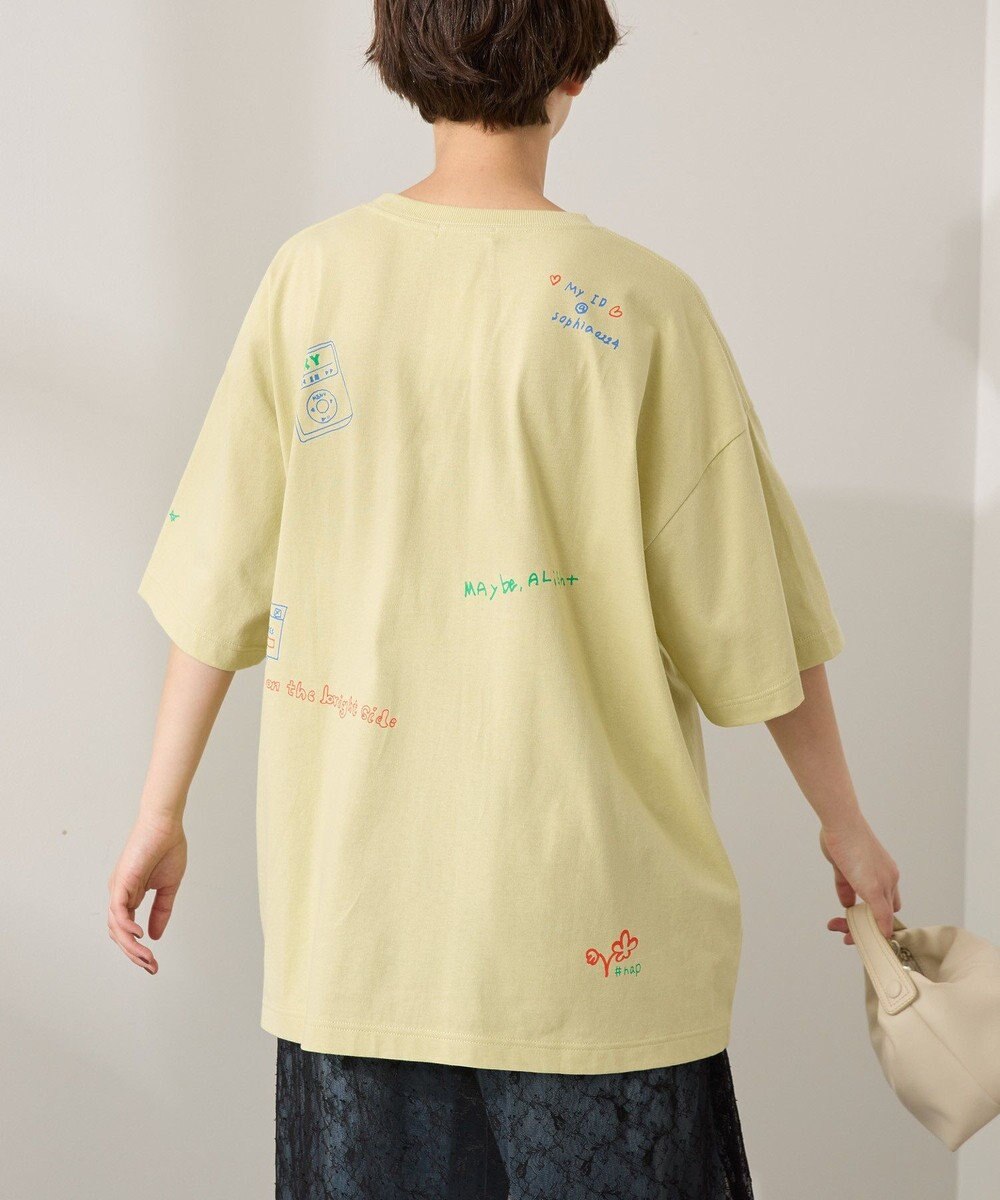 AMERICAN HOLIC 総柄ロゴTシャツ 